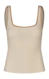 Johanna Ortiz Reinvention Square-neck Cotton Tank Top