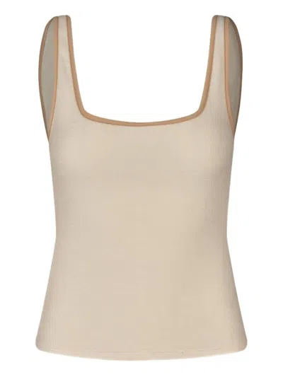 Johanna Ortiz Reinvention Terry Top In Neutral