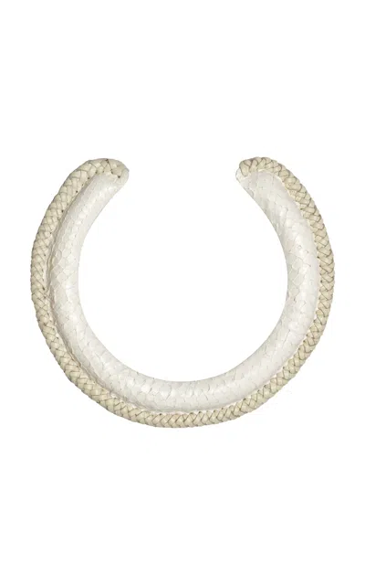 Johanna Ortiz Representative Rituals Choker Necklace In White