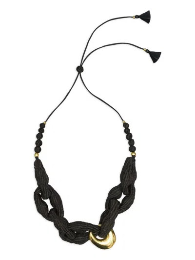 Johanna Ortiz Reverence To Their Gods Necklace In Black