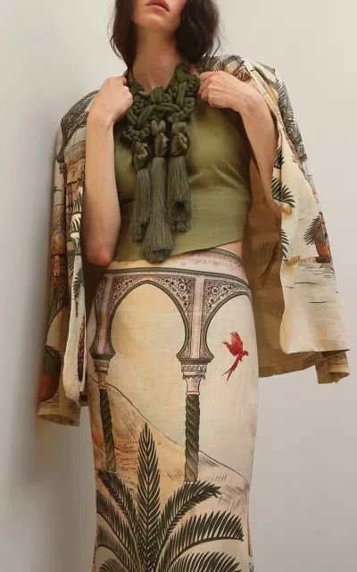 Johanna Ortiz Rock The Plan Jacket In Print