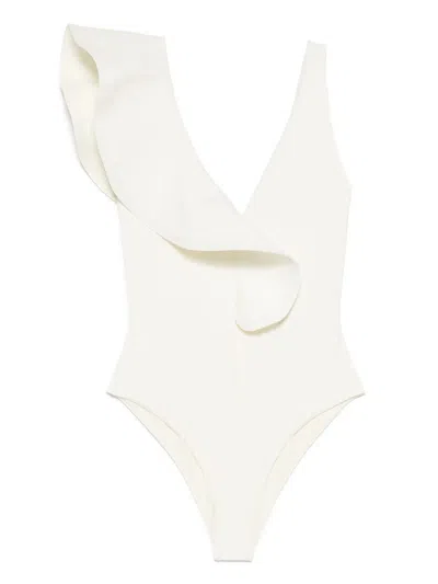 JOHANNA ORTIZ RUFFLE-DETAILING SWIMSUIT