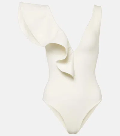 Johanna Ortiz Ruffled Swimsuit In 0