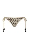 Johanna Ortiz Sagrado Side-tie Bikini Bottom In Multi