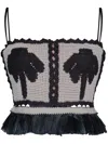 Johanna Ortiz Saguaro Cropped-top In Black
