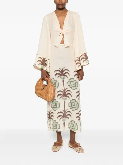 Johanna Ortiz Sailing Flags Midi Dress