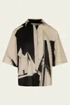 Johanna Ortiz Salty Promises Shirt In Sailboats Ecru Black