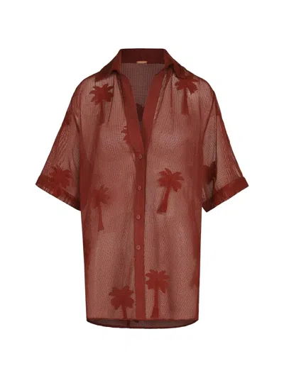 Johanna Ortiz Salty Promises Shirt In Red