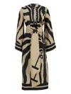 Johanna Ortiz Cruiser Printed Tunic Dress In Black