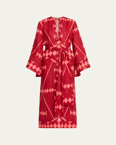 Johanna Ortiz Savannah Linen Tunic Dress
