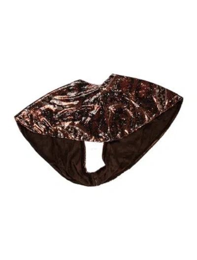 Pre-owned Johanna Ortiz Scarf W/ Tags In Brown