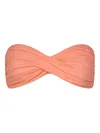 Johanna Ortiz Sea Sprite Bikini Top In Orange