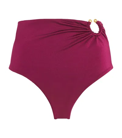 Johanna Ortiz Seafaring Bikini Bottoms In Gold