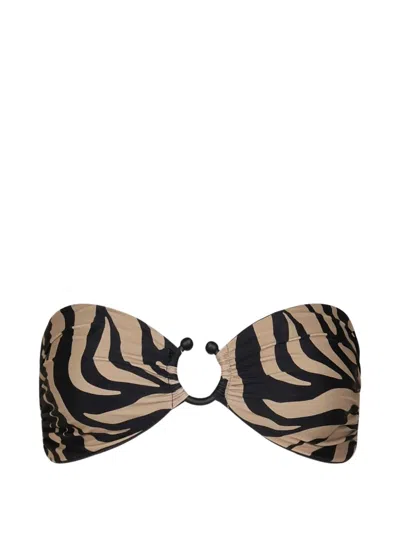 Johanna Ortiz Seawaters Bikini Top In Multi