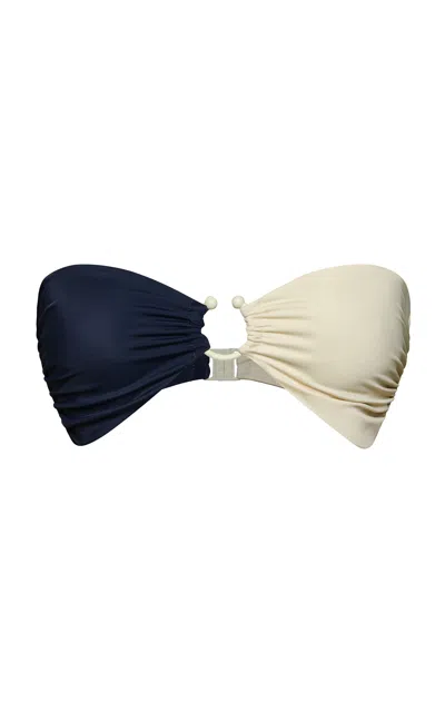 Johanna Ortiz Seawaters Bikini Top In Multi