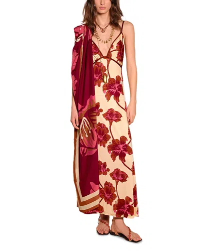 Johanna Ortiz Sendero De Astromelias Ankle Dress In Multi