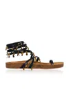 Johanna Ortiz Serenade In Swim Leather Sandals
