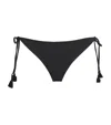 Johanna Ortiz Black Entorche Del Mar Bikini Bottoms In Black