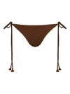 Johanna Ortiz Schooner Twist-detailed Bikini Bottom