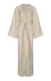 Johanna Ortiz Silk Excess Kimono In Neutral