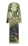Johanna Ortiz Silk Rodeo Rhythms Tunic Dress In Multi