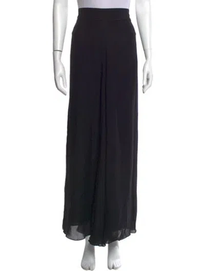 Pre-owned Johanna Ortiz Silk Wide Leg Pants W/ Tags In Black