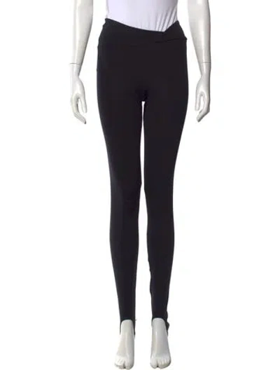 Pre-owned Johanna Ortiz Skinny Leg Pants In Black