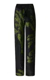Johanna Ortiz Slouchiness Pants In Dark Green