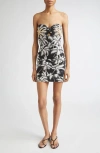 Johanna Ortiz Sombra Tropical Beaded Minidress