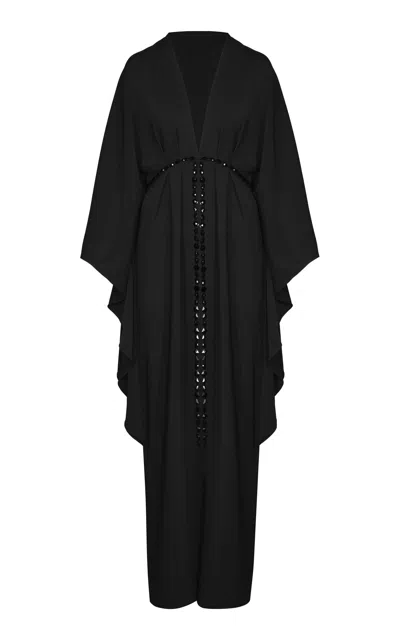 Johanna Ortiz Sombreando Tunic Dress In Black