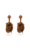 Johanna Ortiz Song Of The Plains Earrings In Red