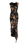 Johanna Ortiz Spirits Of The Canopy Cutout Mini Dress In Multi