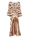 Johanna Ortiz Printed Spiritual Healers Kaftan Maxi Dress