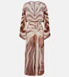 Johanna Ortiz Printed Spiritual Healers Kaftan Maxi Dress