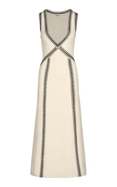 Johanna Ortiz Spiritual Maxi Dress In Neutral