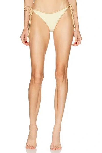 Johanna Ortiz Spiritual Retreat Bikini Bottom In White