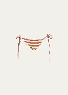 Johanna Ortiz Striped Riverside Bikini Bottoms