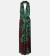 Johanna Ortiz Summer Counts Jacquard Maxi Dress In Brown