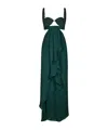 Johanna Ortiz Suspender Dress In Green