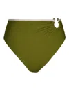 Johanna Ortiz Susurro Del Agua Bikini Bottom In Green
