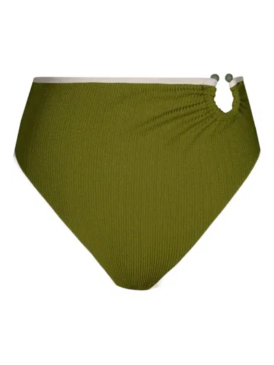 Johanna Ortiz Susurro Del Agua Bikini Bottom In Green