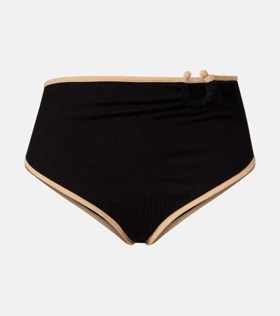 Johanna Ortiz Susurro Del Agua Bikini Bottoms In Black