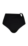 Johanna Ortiz Susurro Del Agua High-rise Terry-cotton Bikini Bottom