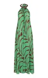 Johanna Ortiz Tactile Winds Printed Maxi Dress