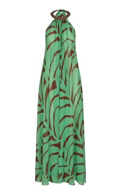 Johanna Ortiz Tactile Winds Printed Maxi Dress
