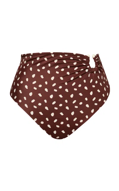 Johanna Ortiz Taita Bikini Bottom In Animal Print