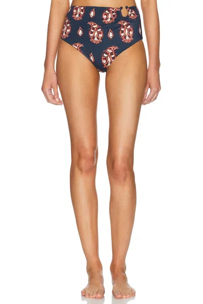 Johanna Ortiz Taita Bikini Bottom In Blue