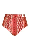 Johanna Ortiz Taita Printed Bikini Bottom