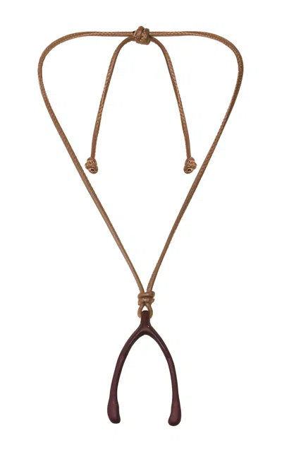 Johanna Ortiz Tales Of The Pampas Necklace In Brown