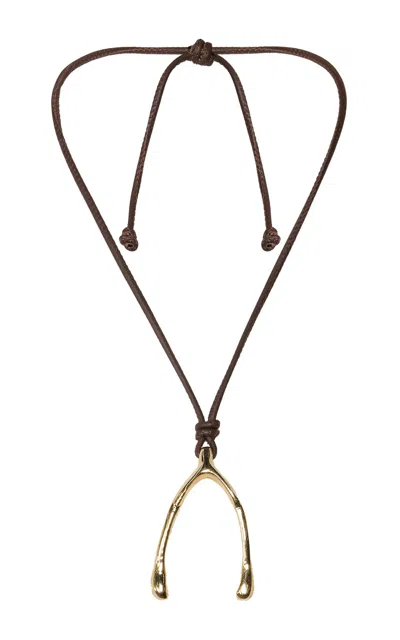 Johanna Ortiz Tales Of The Pampas Necklace In Brown